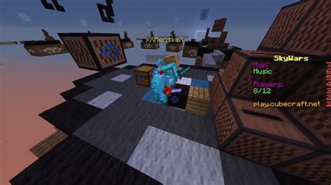 Cubecraft Skywars Solo Teaming Youtube