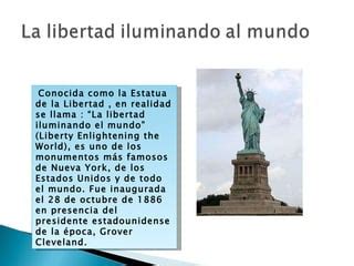 La estatua de la libertad | PPT