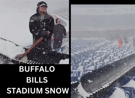 Buffalo Bills Stadium Snow Video Viral