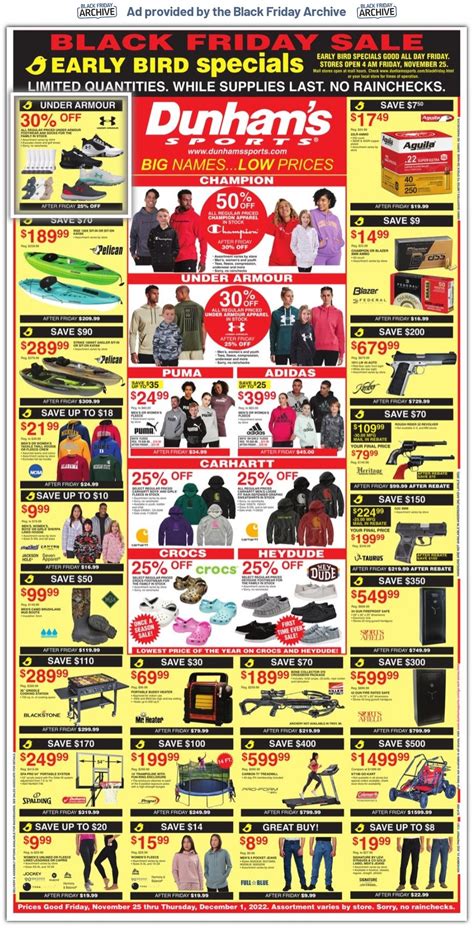 Dunham S Sports 2022 Black Friday Ad Black Friday Archive