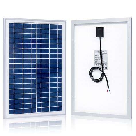 W Acopower Watt W Poly Solar Panel With Mc Connectors For