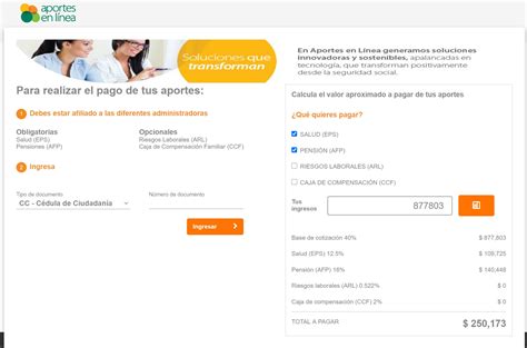 Aportes En Linea Conoce El Paso A Paso Para Los Aportes En Linea Si