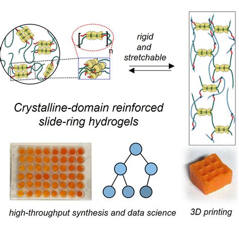 Reinforced Double Threaded Slide Ring Networks For Accelerated Hydrogel