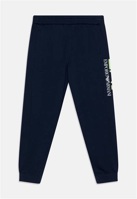 Ea7 Emporio Armani Logo Series Unisex Trainingsbroek Blu Navy