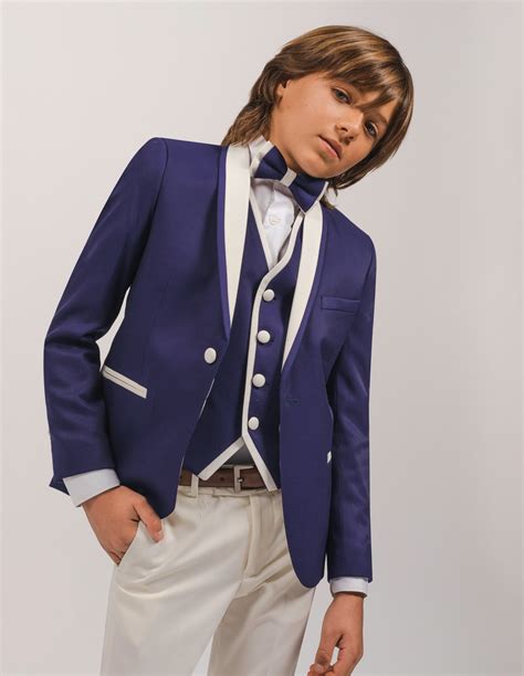 Costume Cérémonie Garçon bleu roi Costume Enfant Mariage Bleu TAILLE