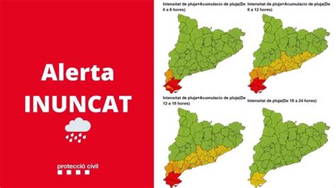 Protecció Civil activa en alerta el plan Inuncat por la previsión de