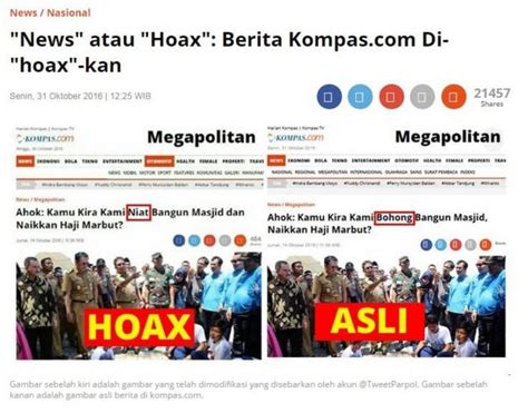 Hoax Seputar Kasus Ahok Fpi November Bbc News Indonesia