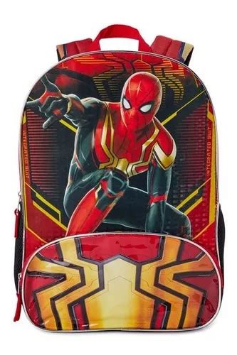 Mochila Escolar Marvel Spider Man Cor Vermelho Mercadolivre