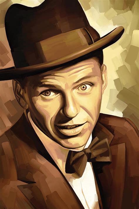 Frank Sinatra Artwork 2 Painting By Sheraz A Fine Art America