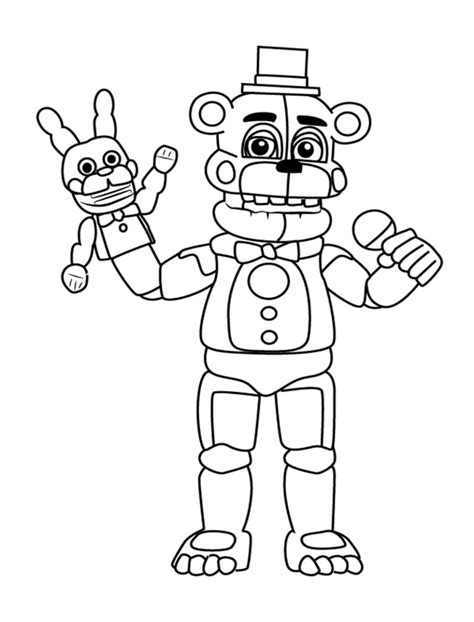 Top Printable Five Nights At Freddy S Coloring Pages Online