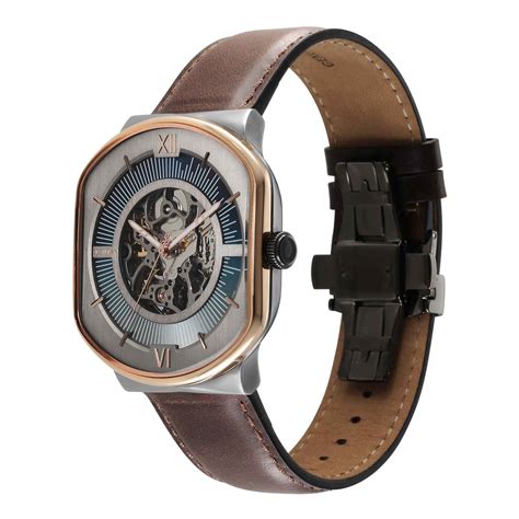 Titan Techno Beats Anthracite Dial Automatic Leather Strap watch for M