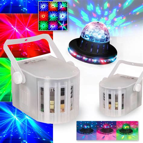 Pack Jeux de Lumières LED RounDiams 2 DERBY RVBW Effet Friztal