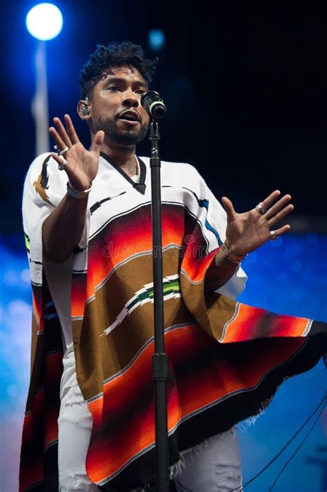 miguel  concert  governors ball editorial photography image