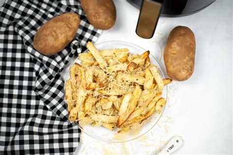 Garlic Parmesan French Fries Best Air Fryer Recipe Kim Schob