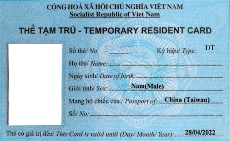 How To Get Vietnam Temporary Residence Card