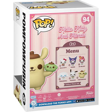 Hello Kitty And Friends Pompompurin With Dessert Funko Pop Vinyl