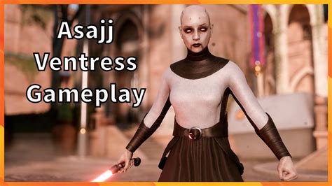 Asajj Ventress Gameplay Star Wars Battlefront Youtube