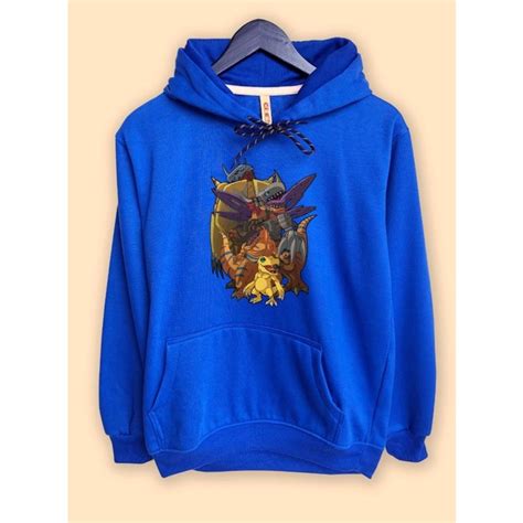 Jual Jaket Hoodie Anime Digimon Wargreymon Digivolution Shopee Indonesia