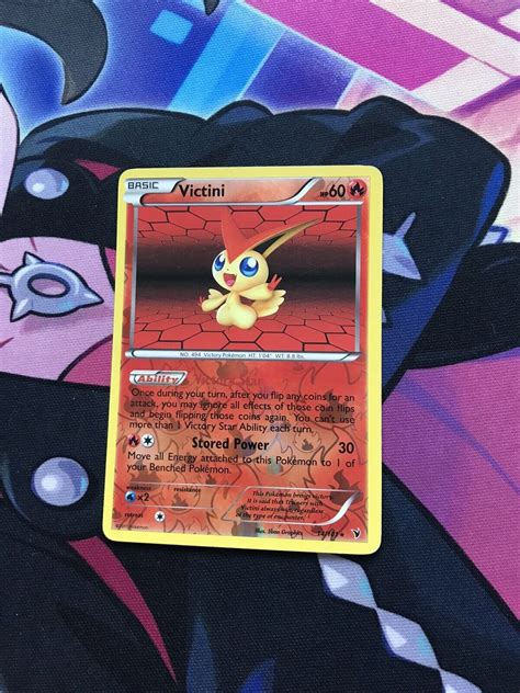 Pok Mon Tcg Victini Noble Victories Reverse Holo Holo Rare For