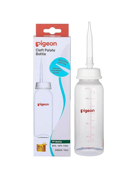 Buy Pigeon Cleft Palate Nursing Feeding Bottle Feeder With Silicone