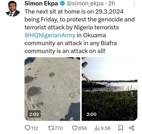 Simon Ekpa Reacts After Nigerian Army Declared Him Wanted For Terrorism