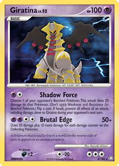 Giratina Diamond Pearllegends Awakened Tcg Card Database