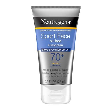 bloqueador solar neutrogena sport face spf  dinda cosmetics