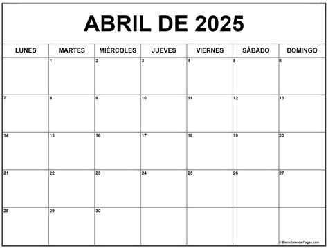 Calendario Abril Isabel Celinka