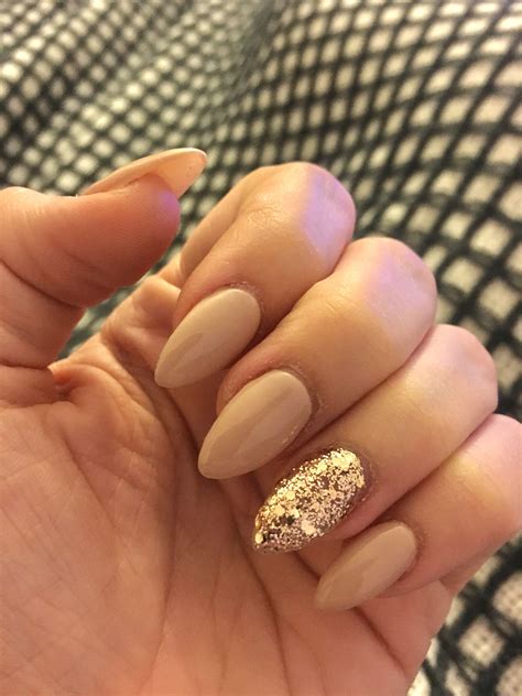 My Nails Nude And Gold Glitter Wedding Nails Glitter Gold Glitter Nails Nude Nails Silver