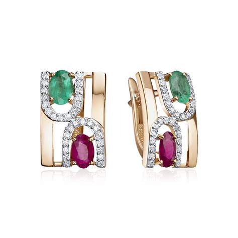 Золотые серьги – купить в Москве женские серьги из золота