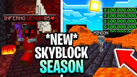 Brand New Op Skyblock Season Minecraft Skyblock Fadecloud Youtube