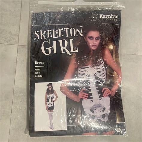 Dresses Womens Skeleton Dress Costume Poshmark