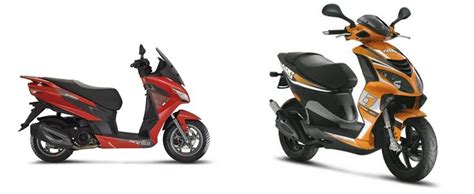 Motorrad Vergleich Aprilia Sxr 50 2021 Vs Piaggio Nrg Power 50 Dt 2t 2010