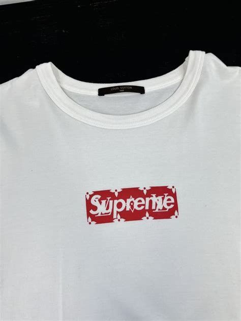 Supreme Louis Vuitton X Supreme Box Logo Tee Grailed