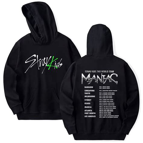 Stray Kids World Tour Shirt, Maniac World Tour 2023 Merch Hoodie