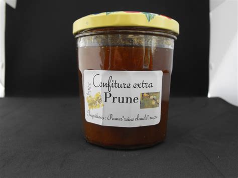 Confiture Extra Prune Les Chocos LNL