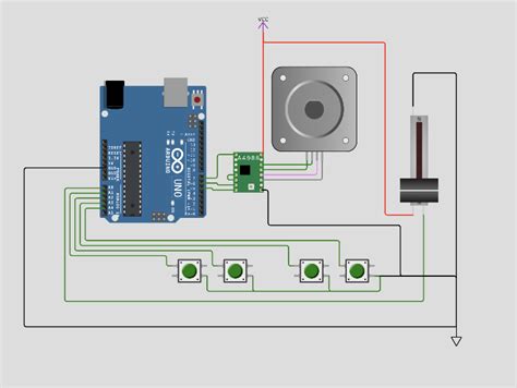 Using Accelstepper With Button Control And Home Programming Arduino