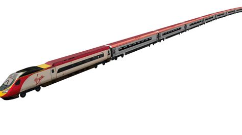 British Rail Class 390 Pendolino Virgin Trains 3d Warehouse