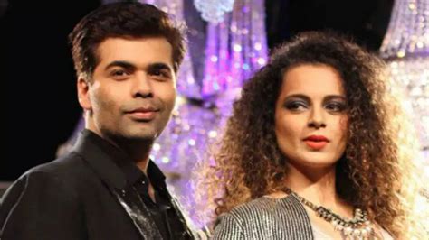 Karan Johar Kangana Ranaut Become Friends Rrkpk Director Is Excited