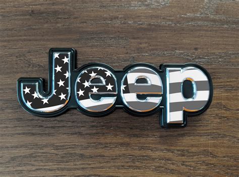 Jeep American Flag Decal Emblem Overlay USA - 2019+ Cherokee / Other ...