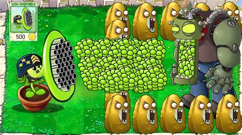 Super Gatling Pea Vs Dr Zomboss Plants Vs Zombies Epic Hack Youtube