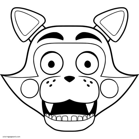 Candy Cat Coloring Pages