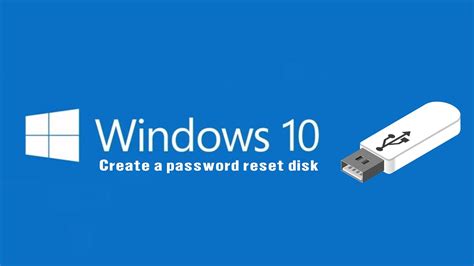 How To Create Password Reset Disk On Usb Flash In Windows Youtube