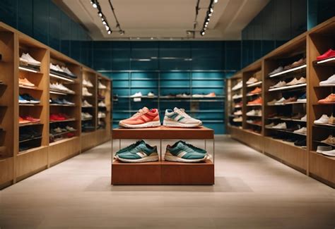 Premium AI Image The Shoe Store Interior