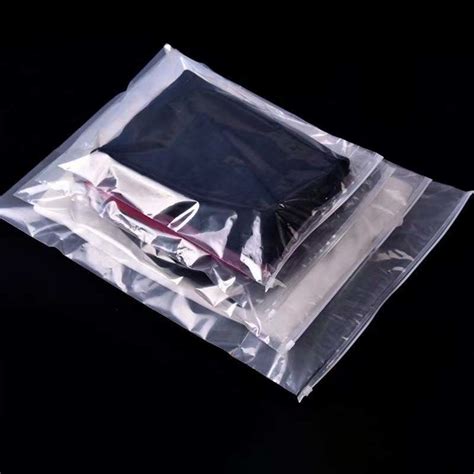 Wholesale Pe Transparent Clothing Zipper Bag Eva Ziplock Bag Frosted