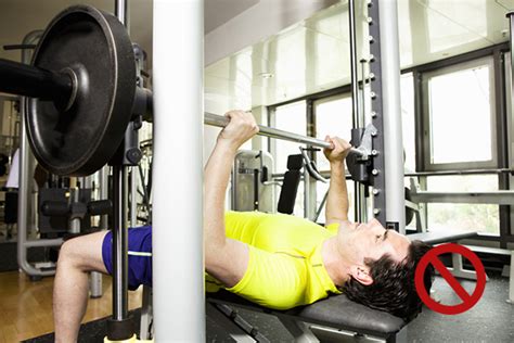 Bench Pressing With No Spotter 4 Rules To Do It Safely Art Of Manliness