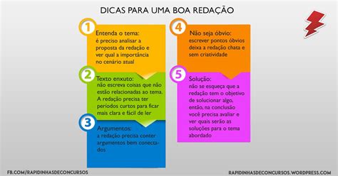 Rapidinhas de Concursos: 6 Dicas para melhorar sua Redação em Concursos