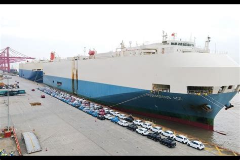 China S Auto Exports Hit Record High In