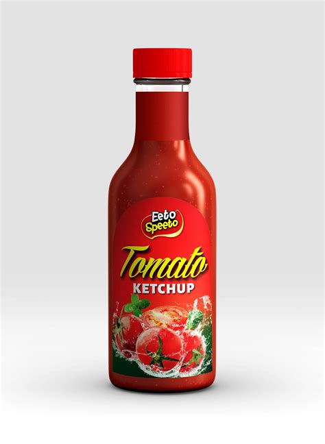 Label Design | Tomato Ketchup Bottle Label Design on Behance