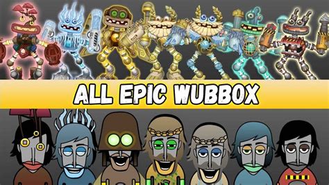 ALL EPIC WUBBOX New EPIC Wubbox Gold Phase My Singing Monsters